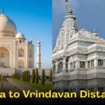 Agra to Vrindavan Distance